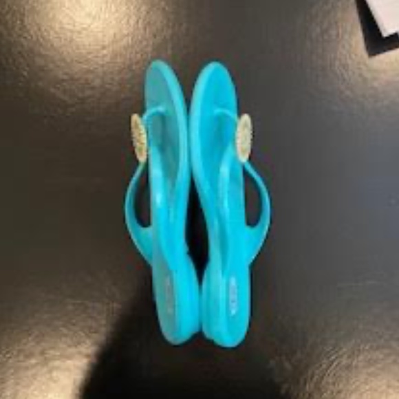 OKAb Sandals Teal Size ML( Size 9) - Picture 2 of 3